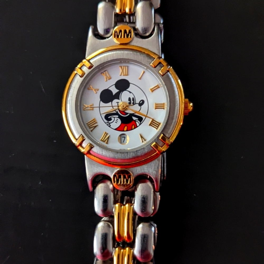 Child Size Timeworks Mickey Mouse Watch, Two Tone